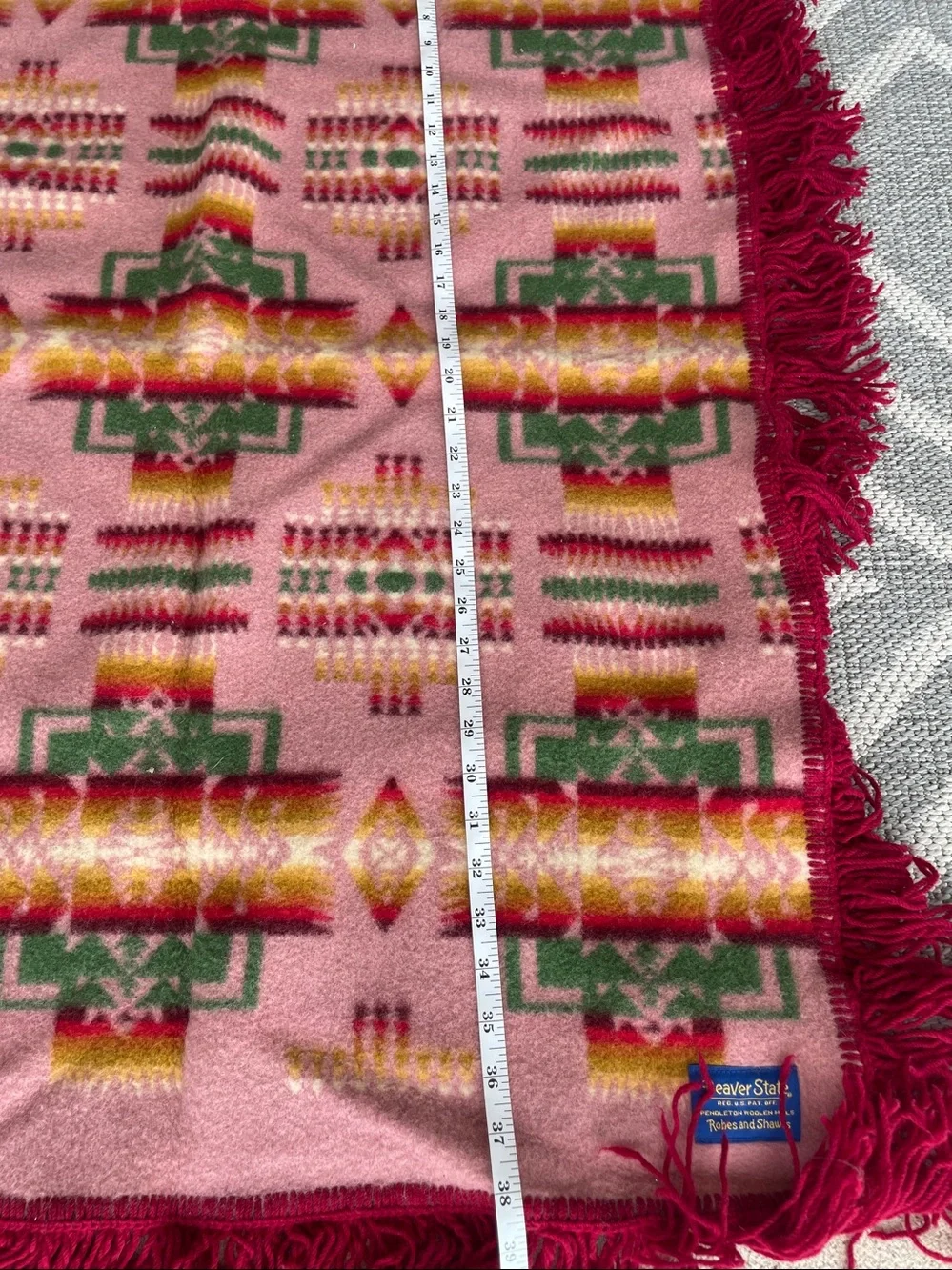 Pendleton Chief Joseph Blanket Beaver State baby blanket western wool